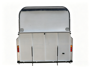 Remorque de luxe pour 2 chevaux, conforme aux normes australiennes, chargement en angle, avec boîte à selles - Product Image 2