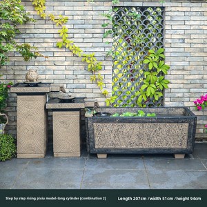 Hanyuntang Courtyard Pixiu Nouvelle Fontaine d'eau circulante de style chinois pour bassin extérieur de grande taille, ornement attirant la prospérité - Product Image 6
