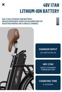 Bici <span class=keywords><strong>Elettrica</strong></span> Ibrida <span class=keywords><strong>Pieghevole</strong></span> da Neve ONESPORT OT16 EU Fat Bike 250W 48V con Gomme Grasse Bici <span class=keywords><strong>Elettrica</strong></span> da Città <span class=keywords><strong>Pieghevole</strong></span> - Product Image 2