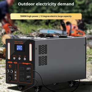 Estación de Energía Portátil Recargable Solar de Gran Capacidad de 5000w6kWh 5500w12kWh para Acampar al Aire Libre y Suministro PLF600 Portátil - Product Image 3