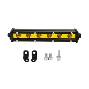 Barre lumineuse LED 7 pouces 18W, blanc citron jaune, lampe antibrouillard étanche pour camion Niva o-ff road <span class=keywords><strong>4x4</strong></span> <span class=keywords><strong>SUV</strong></span> ATV moto DC 12V 24V - Product Image 3
