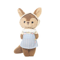 Peluche Adorable Petit Écureuil en Polyester avec Rembourrage en Coton PP, Hauteur 31cm-50cm, Coussin Doux pour l'Heure du Coucher