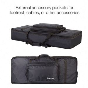 BSCI Factory OEM Professional Portable Padded Instrument Gig case Music <b>Keyboard</b> Bag for <b>61</b> 76 88 <b>Keys</b> Piano - Product Image 2