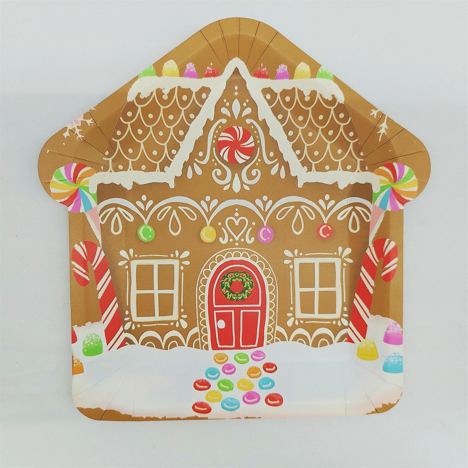 Brown dessert plates 9inch