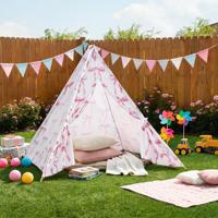 Tente de jeu tipi en toile de coton pliable pour enfants, idéale comme coin lecture intérieur – Vente en gros