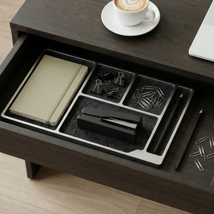 Organizador de Escritorio Elegante Honcam EDC, Bandeja Decorativa para Escritorio de 11.8X7.87 Pulgadas para Mesita de Noche o Cómoda, para Teléfono - Product Image 3