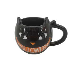 Customized Face Cartoon Monster 3D Bat Shape 300ml Porcelain <b>Cup</b> Tea Coffee <b>Cup</b> Gift Mug <b>Ceramics</b> Mugs - Product Image 3