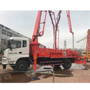 Chinês 25m 48m 52m boom caminhões bomba de concreto