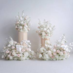 Flores y Plantas Decorativas OEM, Centros de Mesa para Bodas y Eventos, Bola de Flores Artificiales de Seda, Suministros de Decoración para Bodas - Product Image 3