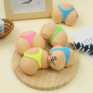 Balles anti-stress en gros, jouets moelleux, jouets à presser, jouets amusants en forme de cul, jouets pour fêtes, jouets sensoriels - Product Image 1