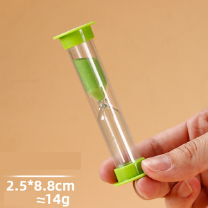 นาฬิกาทรายพลาสติก <span class=keywords><strong>PC</strong></span> ใส ทนทานต่อการตกกระแทก ขนาด D25x88 มม. ของขวัญสำหรับนักเรียน ของตกแต่ง นาฬิกาจับเวลา - Product Image 5