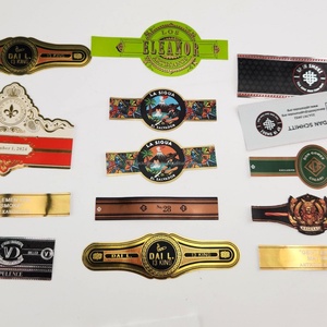 Custom Wholesale Ring <b>Sticker</b> Cigar Cigarcigar Label Bands - Product Image 3