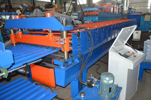 Hot Factory Direct Ein schicht ige Dachplatten-Rollen form maschine für Baustoffe Farbiger Fliesen motor Pumpen kern - Product Image 4