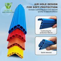 Protection d'angle en PVC autocollante, bande de protection flexible pour les coins des murs, les meubles, les colonnes et les escaliers
