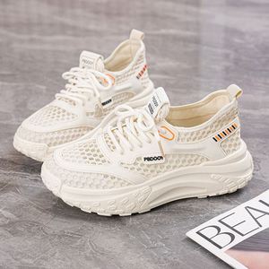 Zapatos Deportivos de Mujer con Suela Gruesa, Ligeros, Duraderos, Sin Cordones, Transpirables, Cómodos, Casuales, para Caminar - Product Image 3