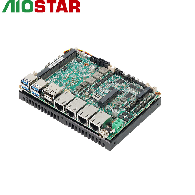 New Intel 12th/13th Gen Embedded Desktop Motherboard DDR5 32GB Mini-ITX Quad LAN 8USB 4COM DP LVDS/E-DP 12V/24V Wide Voltage