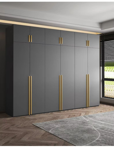 83-1200mm Length Zinc Alloy Wardrobe <b>Handle</b> <b>Kitchen</b> Black Cabinet Pulls Flat Square Modern Furniture <b>Handles</b> for Drawer - Product Image 6