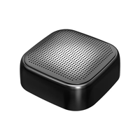 Mini haut-parleur portable de poche en plastique, réduction du bruit, couleur macaron, BT 5.0, rechargeable, 5W, commande par bouton radio, intérieur/extérieur