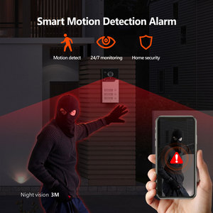 <span class=keywords><strong>Kit</strong></span> de vidéophone d'appartement étanche IP avec alimentation PoE, Wi-Fi intelligent Tuya, 3 boutons, prise en charge de la carte d'identité PST-IP-MSA3K - Product Image 4