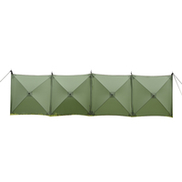 Tente de camping carrée quatre saisons pour 4 à 6 personnes en tissu Oxford, coupe-vent, triple couche et barrière anti-vent