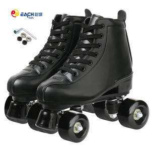 Nouvel Arrivage Patins à Roulettes en Cuir à <span class=keywords><strong>4</strong></span> <span class=keywords><strong>Roues</strong></span> Pas Chers Unisexe pour Femmes, Adultes et Filles - Product Image 6