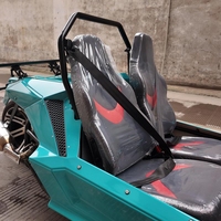 En stock, motos de course 350cc pour adultes, T-Rex à 2 places, 3 roues, carrosserie ouverte, voiture à essence pour passagers, tricycles motorisés