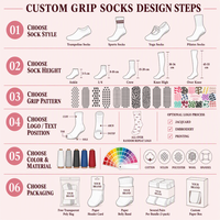 Chaussettes de sport en coton premium à volants avec logo pour femmes, antidérapantes, pour yoga, pilates, athlétiques, de ballet, personnalisables, vente en gros