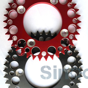 Pignon de moto 1214 en alliage d'aluminium avec boue et blanc de rosée pour Honda CRF110 CRF70 XR70 CR60 CR50 CR 80 7075 - Product Image 5