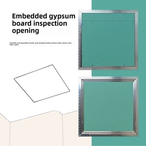 Eayvent <span class=keywords><strong>Trappe</strong></span> d'accès carrée en alliage d'aluminium, étanche à l'humidité, pour plafond suspendu et plaque de plâtre - Product Image 5
