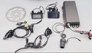 Kit de Conversion de vélo électrique de haute qualité 72V 8000W vélo de grande puissance conception parfaite écran LCD avec batterie au Lithium torsadée - Product Image 3