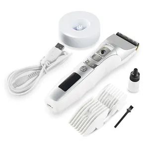 Good Quality Cheap USB Cordless Electric Hair Cutting Machine Child Baby Men Hair Clipper with LCD display