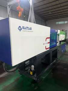 Máquina de moldeo por inyección hidráulica horizontal Haitian 160T MA1600 usada, con servo ampliado de 22KW, PLC, caja de engranajes y tornillo de husillo completamente nuevos. - Product Image 2