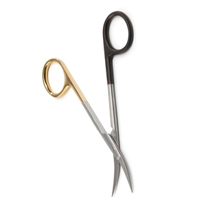 Medical Instruments Oral Surgery Stainless Steel Golden & Black Handle Dental Surgical Straight <b>Gum</b> Scissors - Product Image 6