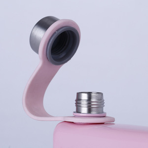 Botella de Licor Portátil de Acero Inoxidable Rosa para Novia, 170 ml, para Regalos de Boda - Product Image 3