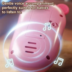 <span class=keywords><strong>Téléphone</strong></span> Musical Interactif Intelligent Personnalisé pour Enfants – Jouet Éducatif Précoce en Caoutchouc pour l'Apprentissage Cognitif - Product Image 6