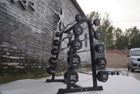 Ensemble d'haltères pour l'entraînement en force, équipement de musculation, barre droite fixe, équipement de musculation