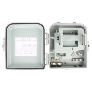 Caja de Distribución de Fibra Óptica para Exteriores de 16 Núcleos, Tipo Cassette, Caja de Terminación con Divisor, IP65 Impermeable, Montable en Pared/Poste - Product Image 1