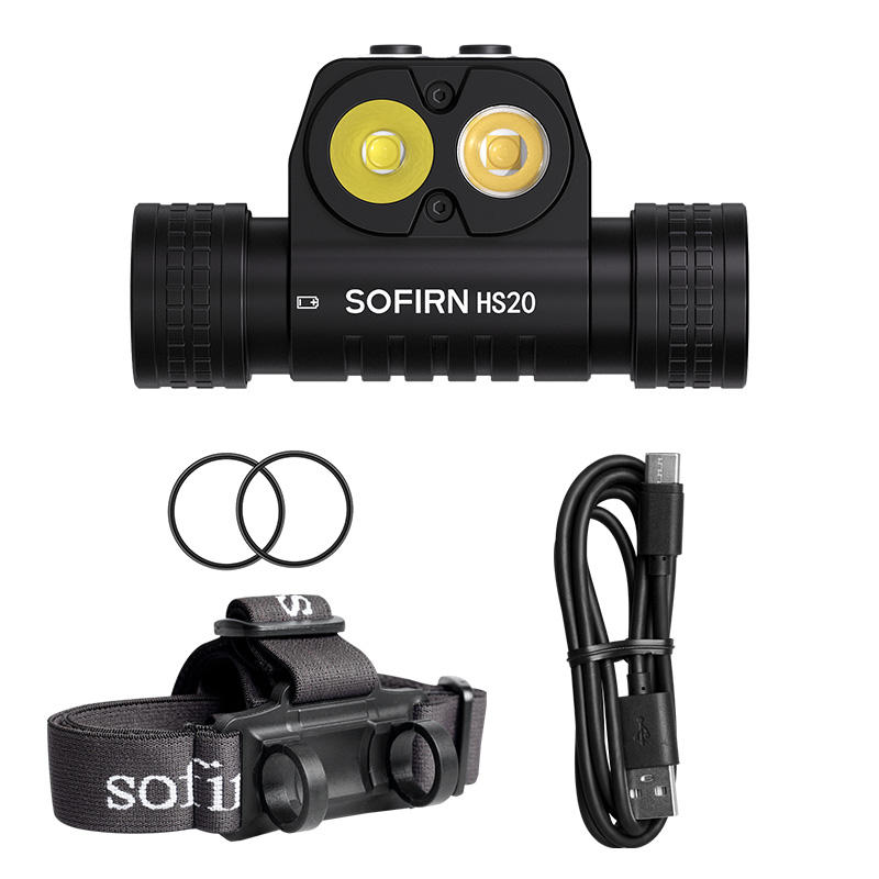 Sofirn HS20 2700lm LED Headlamp - Rechargeable, Dual Switch