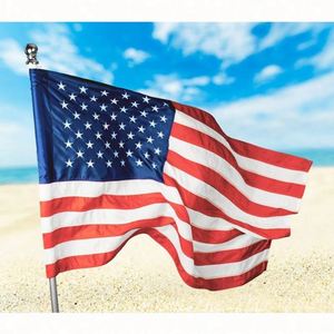 Custom USA <b>Flag</b> 3x5ft Reusable Polyester Outdoor Advertising Hanging <b>Flag</b> with Two Grommets - Product Image 2