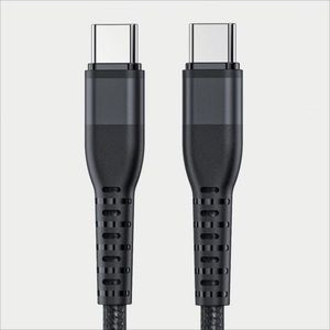 1M 2M <b>3M</b> Fully Compatible PD 60W Fast Charging Phone <b>Cable</b> Dual Type <b>C</b> Data <b>Cable</b> Nylon Braided <b>C</b>-<b>C</b> <b>Cable</b> for Huawei Xiaomi - Product Image 1