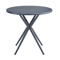 Ensemble de meubles en plastique pour jardin, terrasse, hôtel, extérieur, table basse ronde, dernière tendance 2023