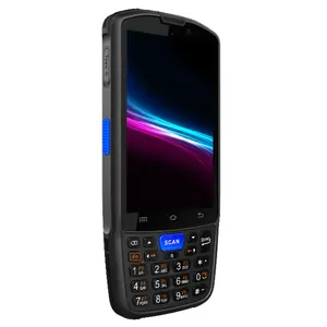 YGF Y7 4G 휴대용 PDA 안드로이드 9.0 터미널 4 인치 터치 스크린 2D 바코드 스캐너 무선 와이파이 BT GPS QR 코드 리더