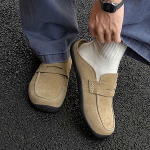New style woolen men's casual slip-on loafers comfortable lazy shoes high-end men's shoes with a touch of sophistication - Product Image 3