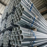 Tube rond en acier galvanisé (GI) de 25 mm, 40 mm, 50 mm, 80 mm, fourni par l'usine, pour serres agricoles, galvanisation à chaud