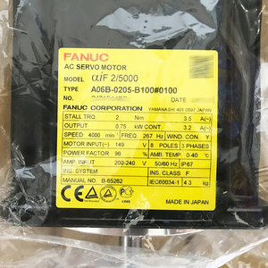 FANUC A06B-0205-B100 FANUC Nuevo Motor Servo AC Original de la Serie Alpha, Unidad de Motor Servo - Product Image 2