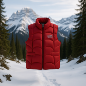 Chaleco Deportivo para Exteriores, Aislado, con Cierre de Cremallera, para Hombre, Invierno, Poliéster, para Senderismo, Térmico, Cálido - Product Image 2