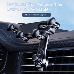 Suporte do telefone móvel do carro gravidade sensoriamento suporte snap multi-função ar saída navegação suporte - Product Image 4