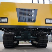 3 Ton Elektrische Rupsbandtransporter Rubber Crawler Carrier Mini Track Dumper voor Landbouw, Berg, Boomgaard, Bouwtransport