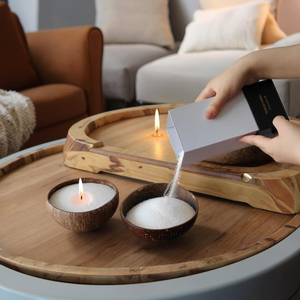 Sáp nến cát ngọc trai bán buôn số lượng lớn dùng trang trí đám cưới, không độc hại, đóng gói sẵn - Product Image 3