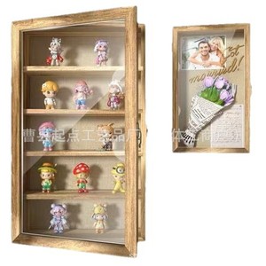 Custom hollow photo <b>frame</b> collection <b>box</b>, wooden arched rectangular <b>shadow</b> <b>box</b>, solid wood dried flower specimen commemorative - Product Image 4